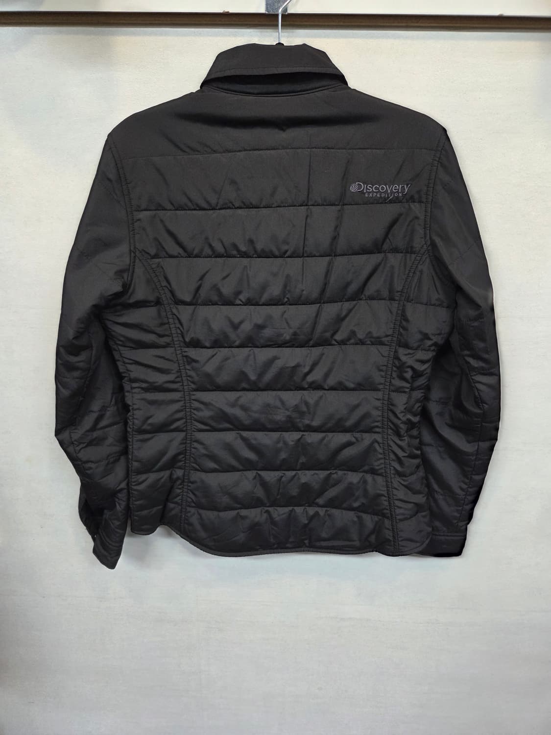 디스커버리 여성 안감체크 퀄팅 패딩셔츠 95 상품이미지2