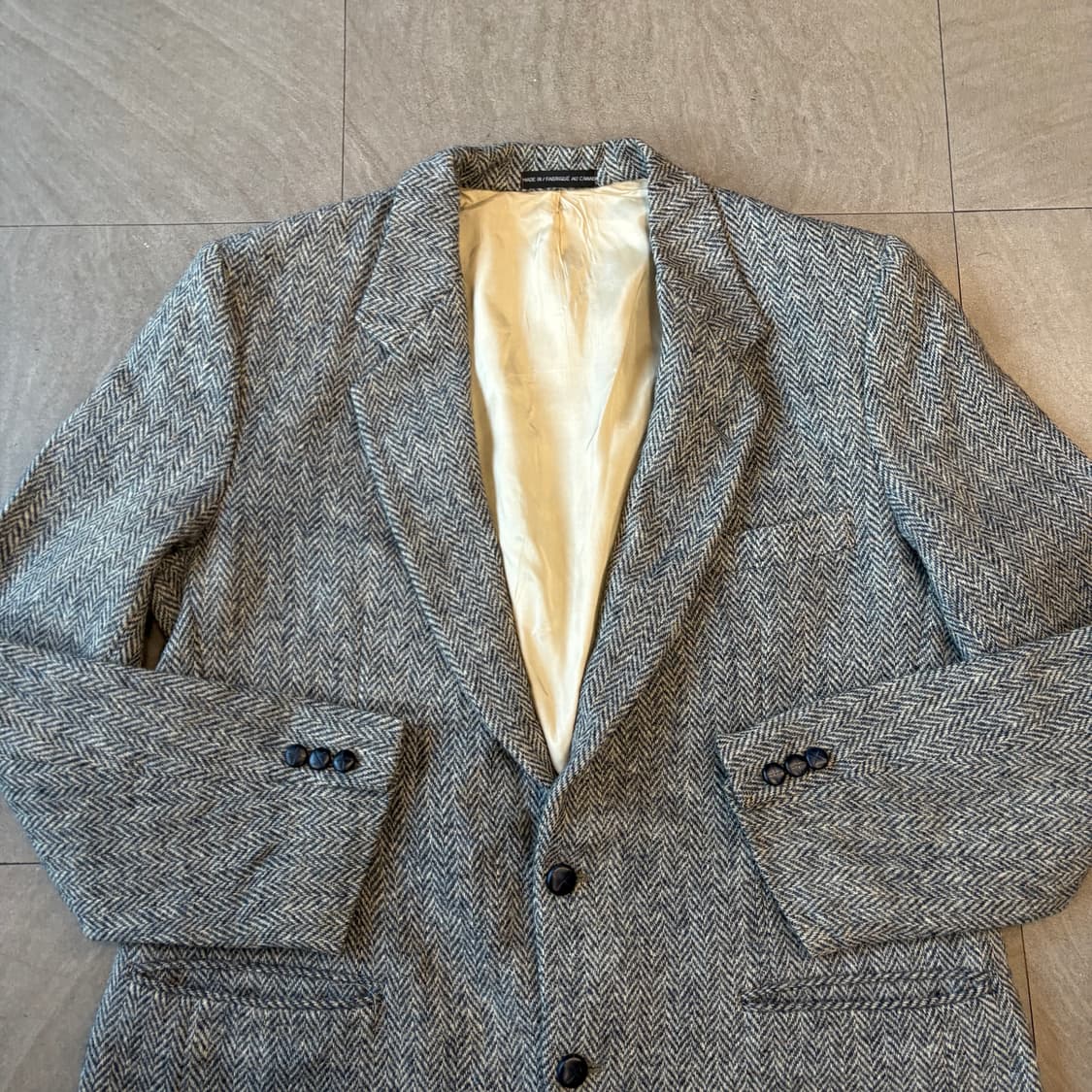 빈티지 해리스트위드 울 자켓 상품이미지3