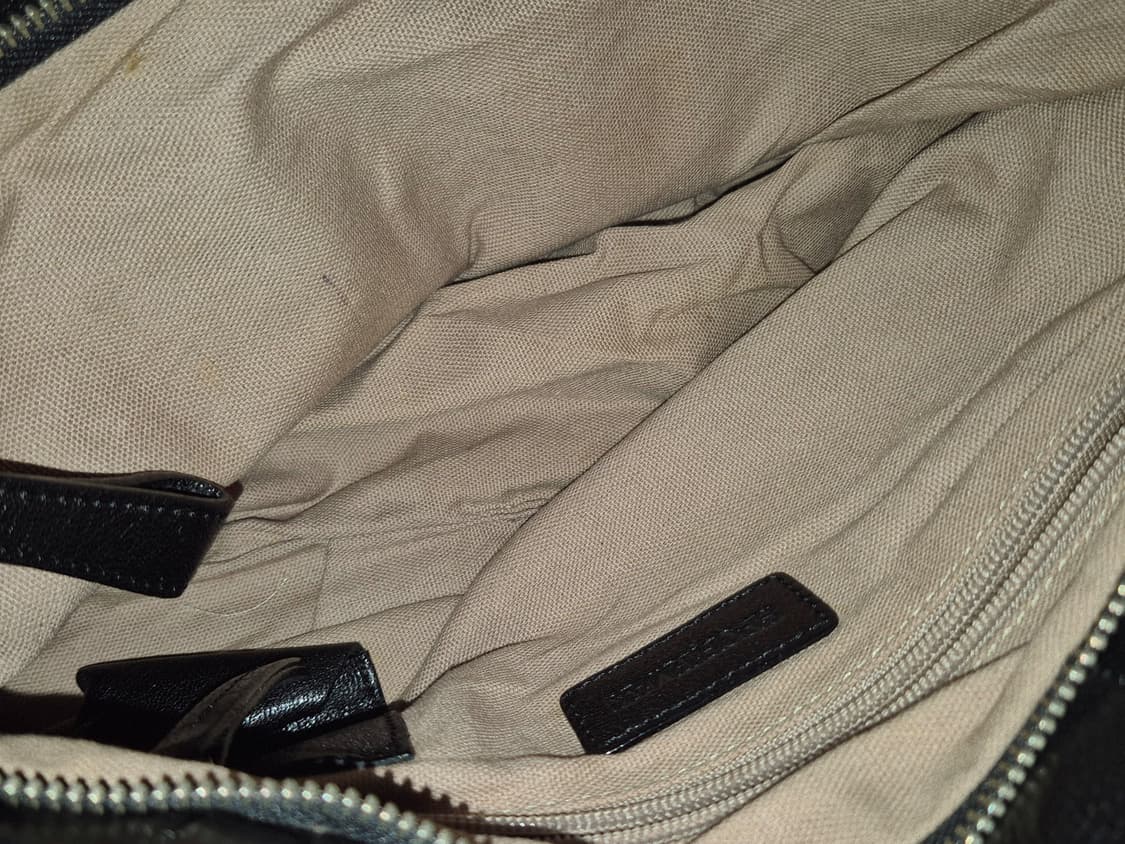 SPORT MAX Black pleats leather Hobo Bag 상품이미지2