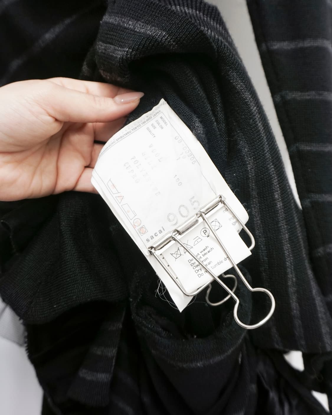 SACAI stripe ruffle knit dress  상품이미지8