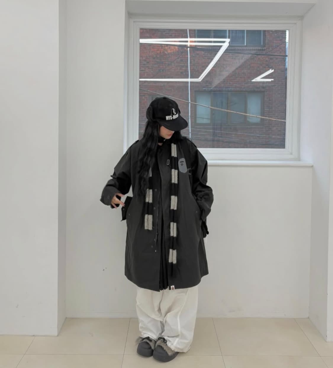 베이프 피쉬테일 야상 L 상품이미지2