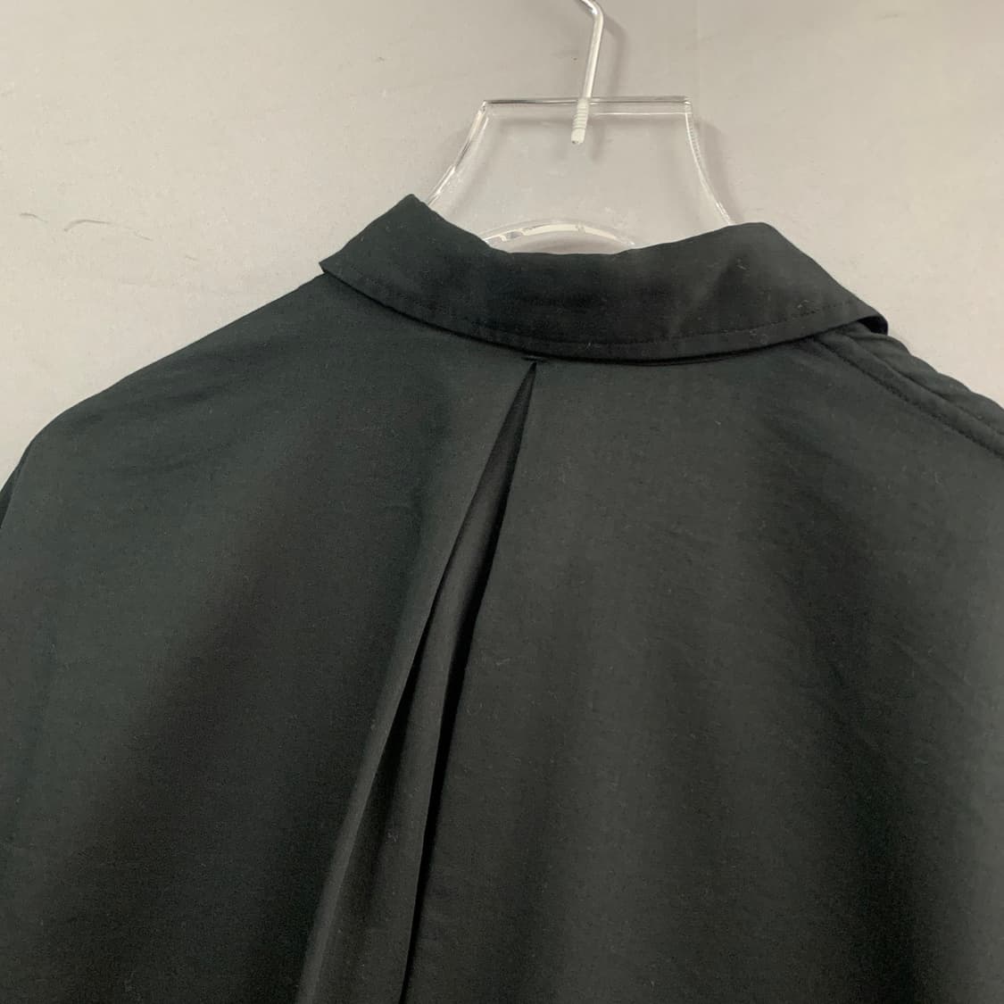 M ZUCCA 주카 오버핏 블랙 셔츠 롱 원피스 상품이미지3