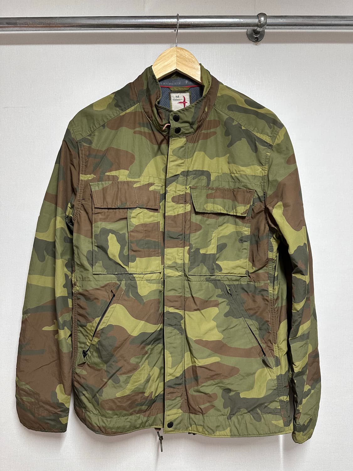 렐웬 밀리터리 카모 바람막이 상품이미지1