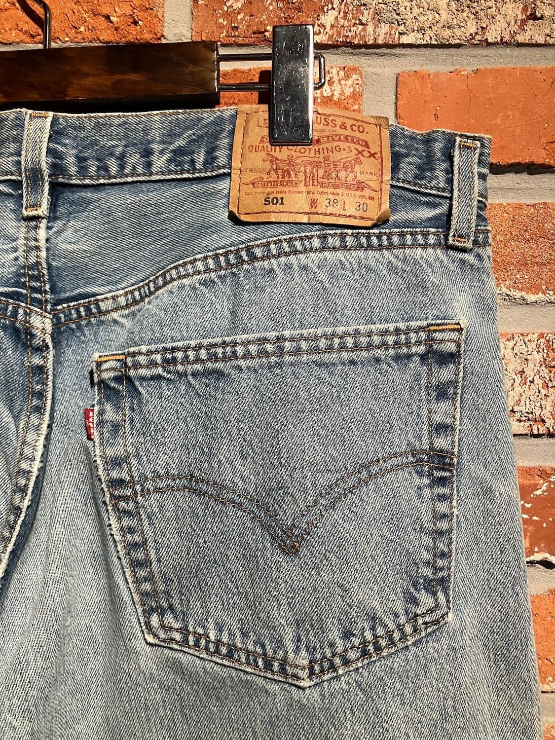 90s USA 빈티지 리바이스 501 데님 팬츠 상품이미지6