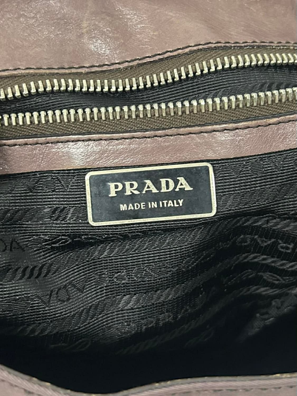 프라다 빈티지 가죽 트림 포코노 숄더백 토트백 상품이미지7