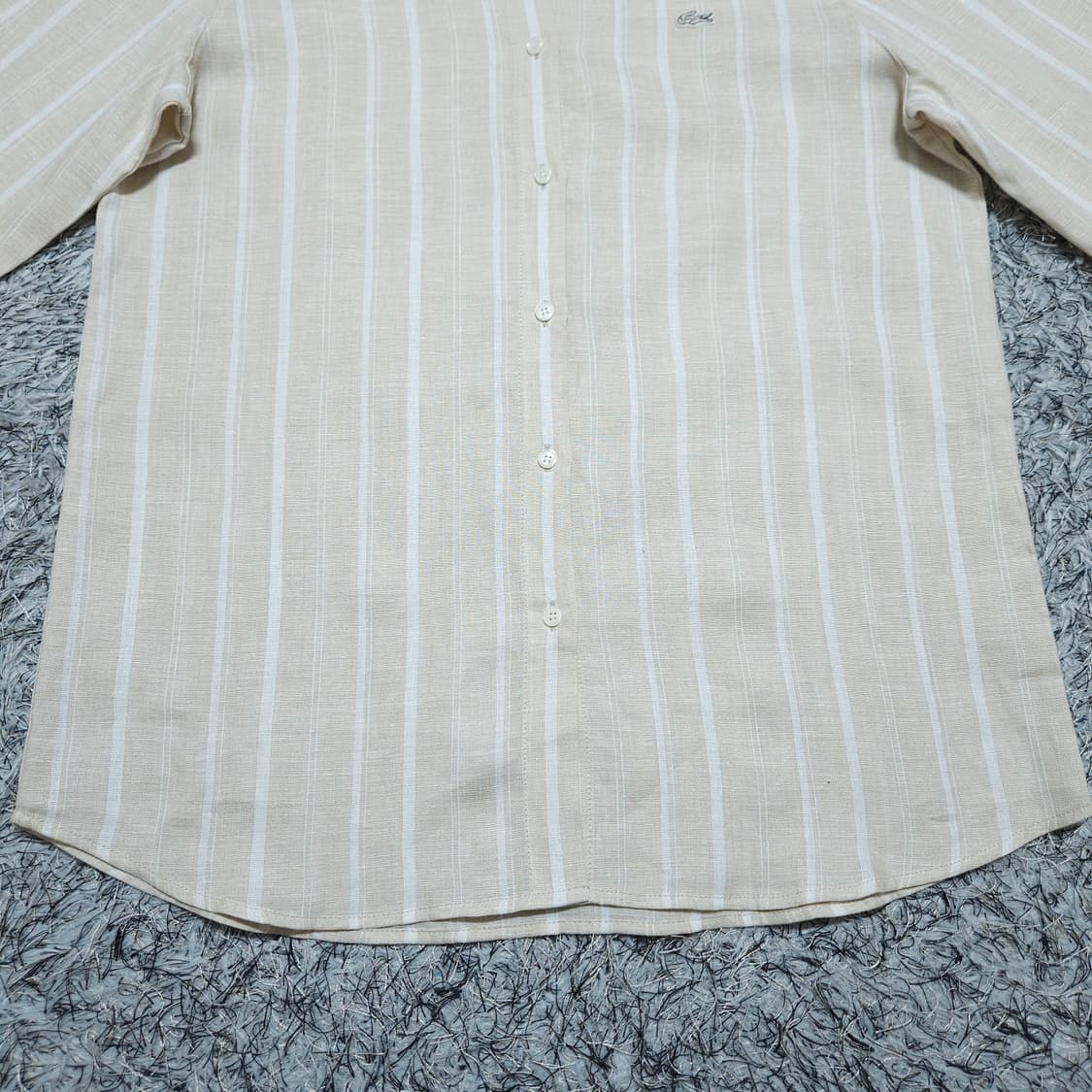 라코스테) 95(36) 여자 린넨셔츠남방 / 왕눈이샵 상품이미지5