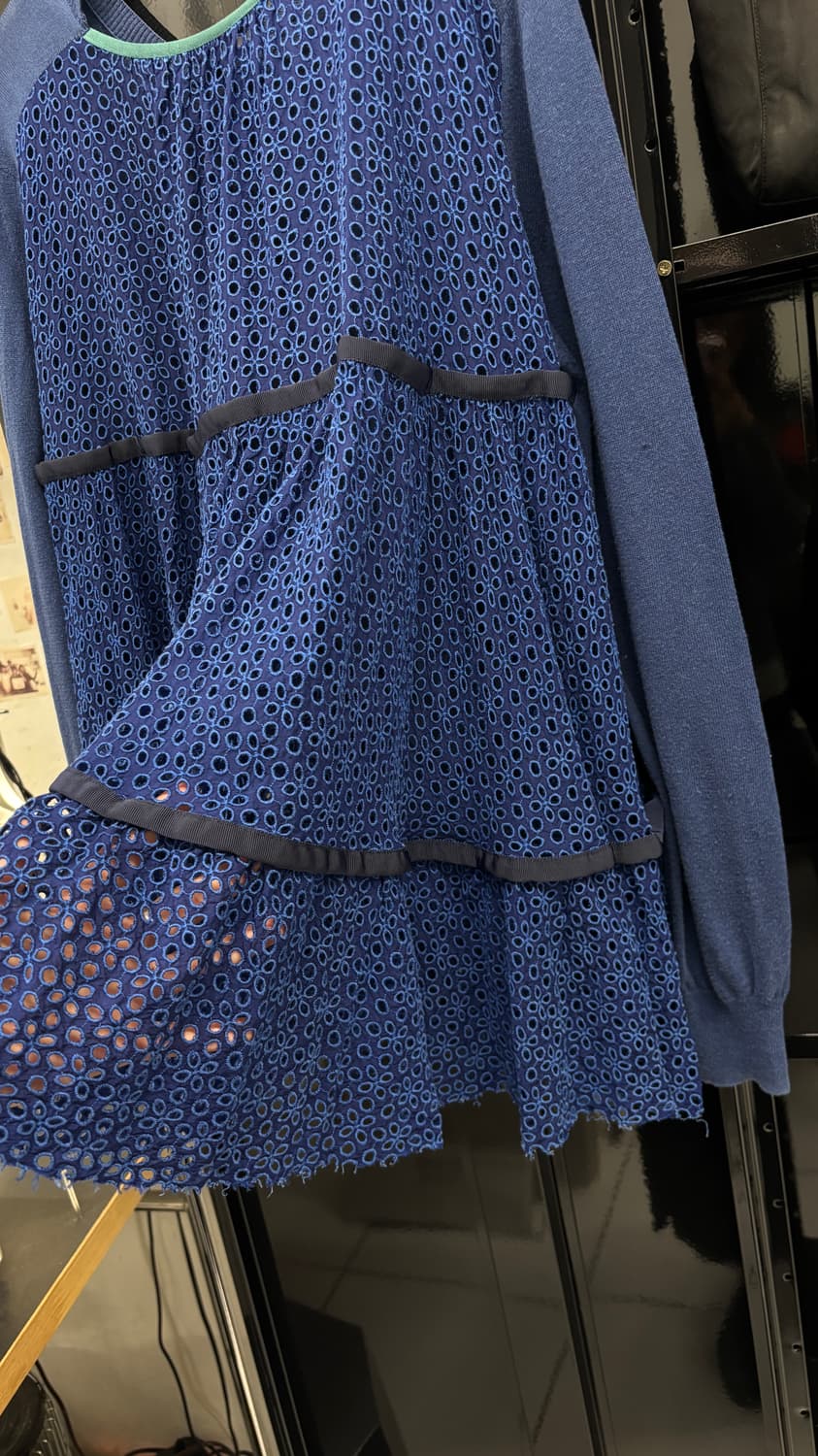 Sacai lace panel layered cardigan 상품이미지8