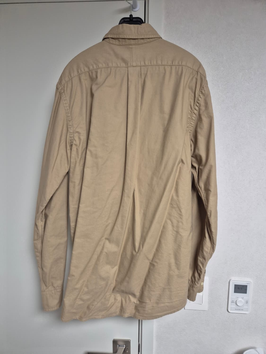 폴로 셔츠 L (베이지, 블루체크, 화이트) 상품이미지2