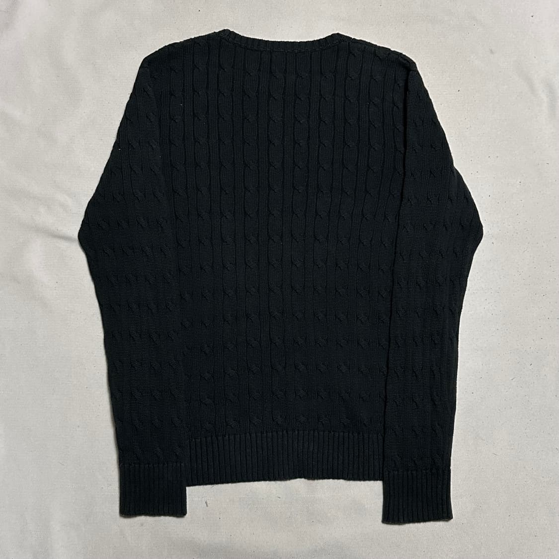 XL 폴로랄프로렌 블랙 케이블 니트 상품이미지3