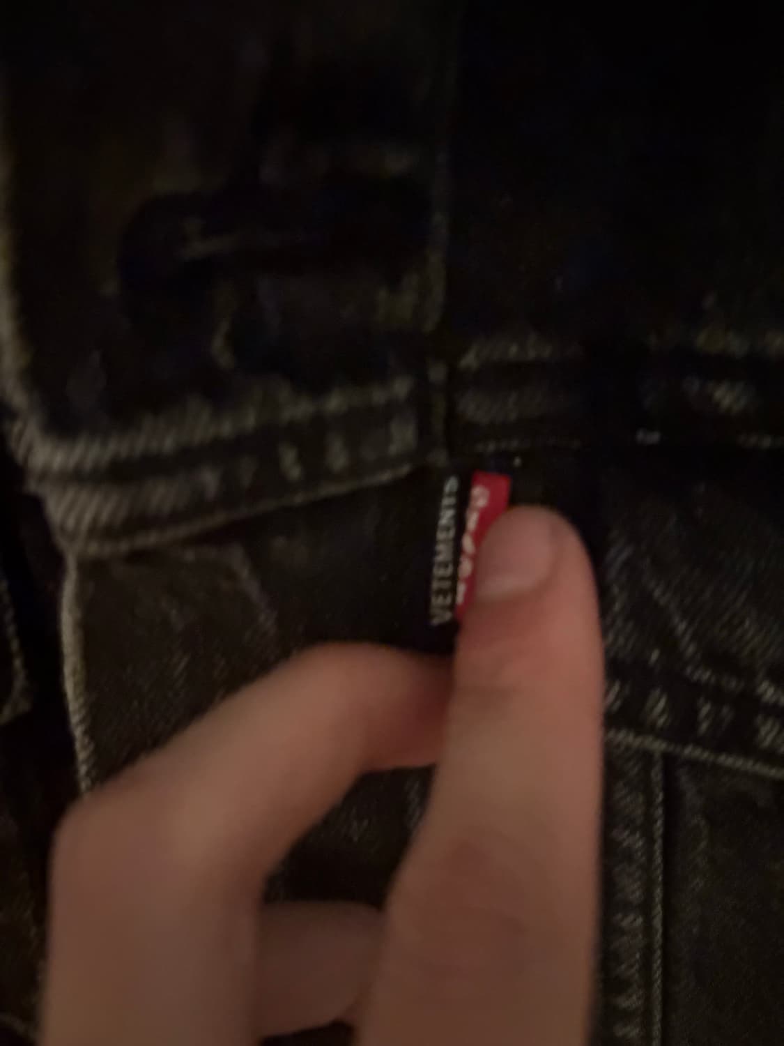 Vetements X Levi’s 베트멍 리바이스 크롭 데님자켓  상품이미지6