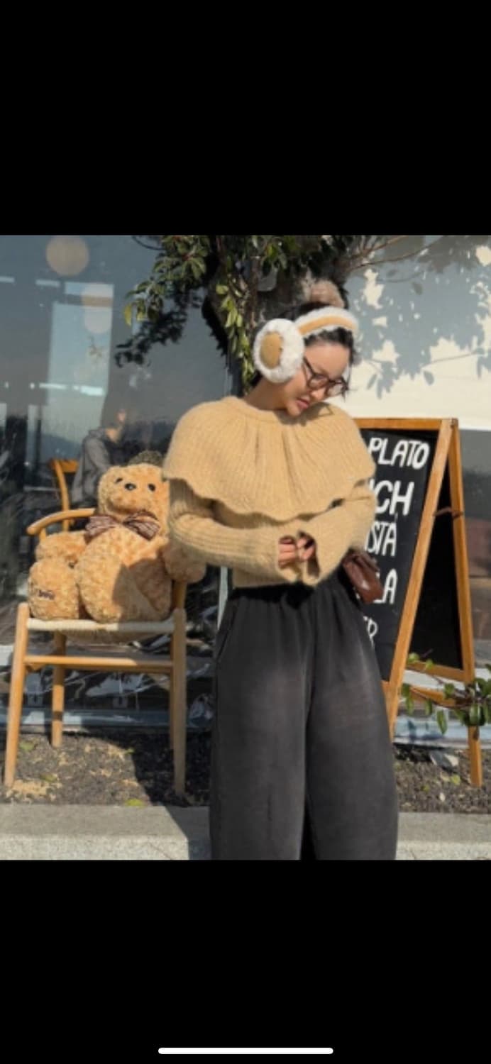 드노리타 부티크 스카시 러플 니트 상품이미지2