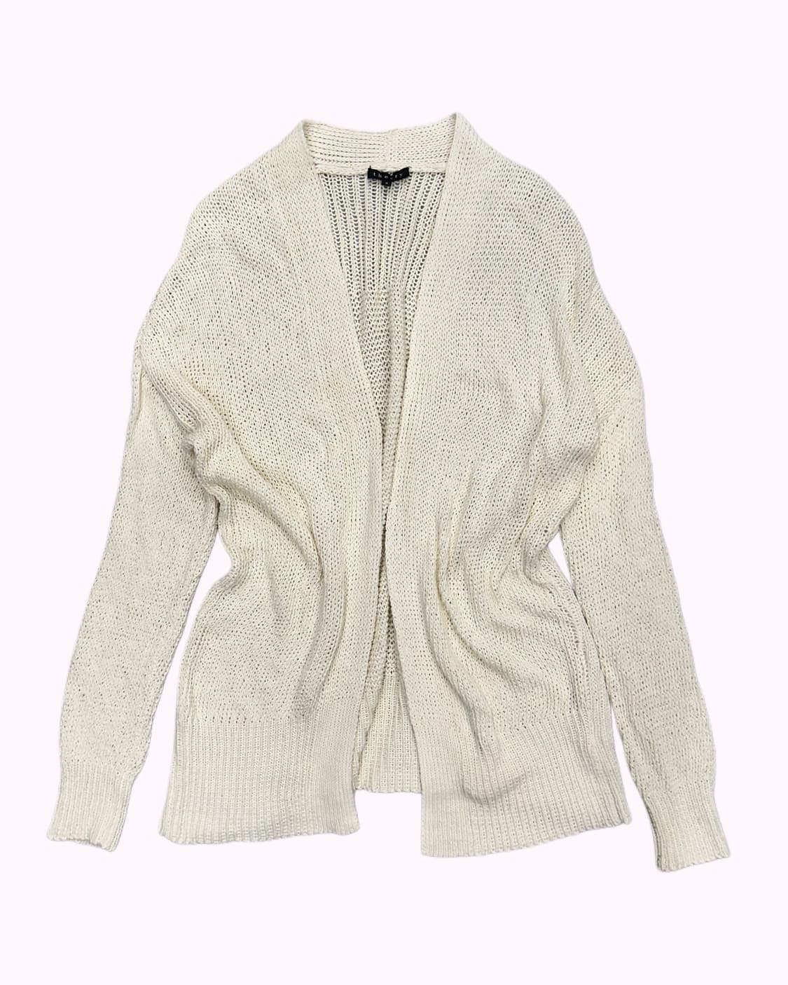 THEORY ivory loose knit cardigan 상품이미지2