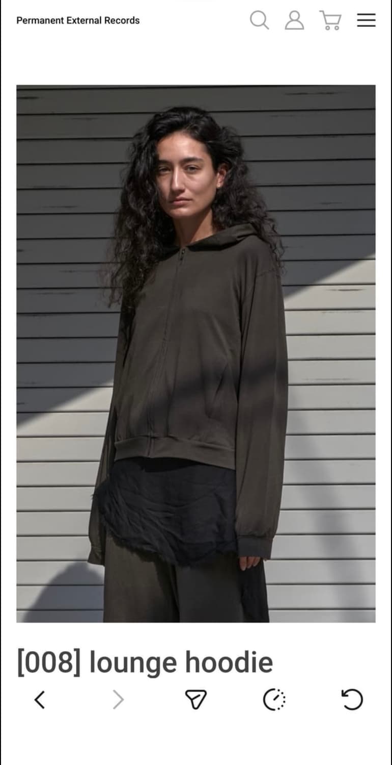 머듈 후드집업 올리브 상품이미지1