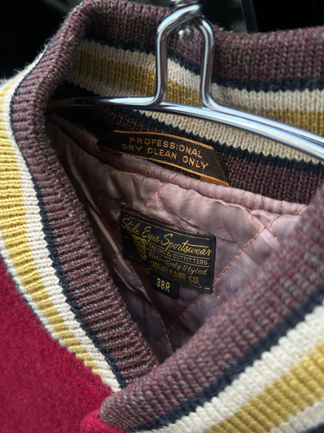 sugarcane 슈가케인 빈티지 바시티 자켓 스타디움 상품이미지4