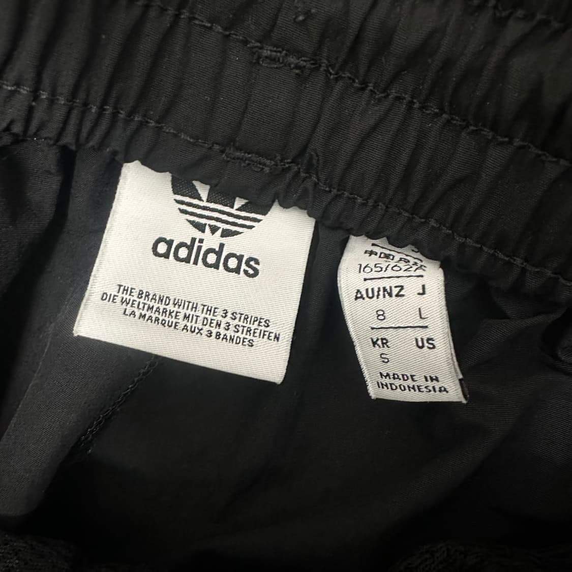 아디다스 나일론 우븐 바스락 운동복 트레이닝복 바지 블랙 S 상품이미지4