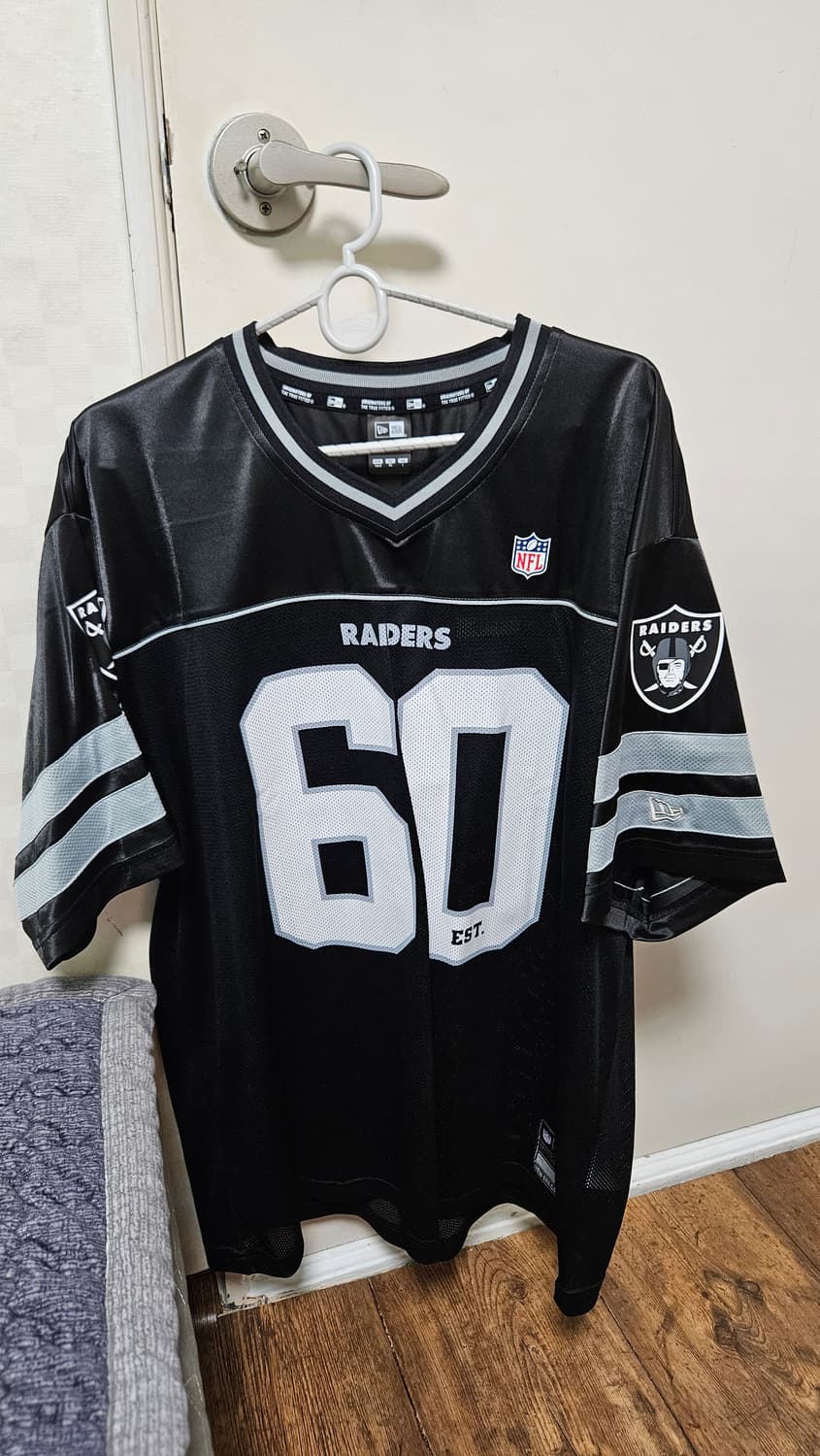 뉴에라 NFL 라스베이거스 레이더스 폴리에스터 티셔츠 블랙 상품이미지1