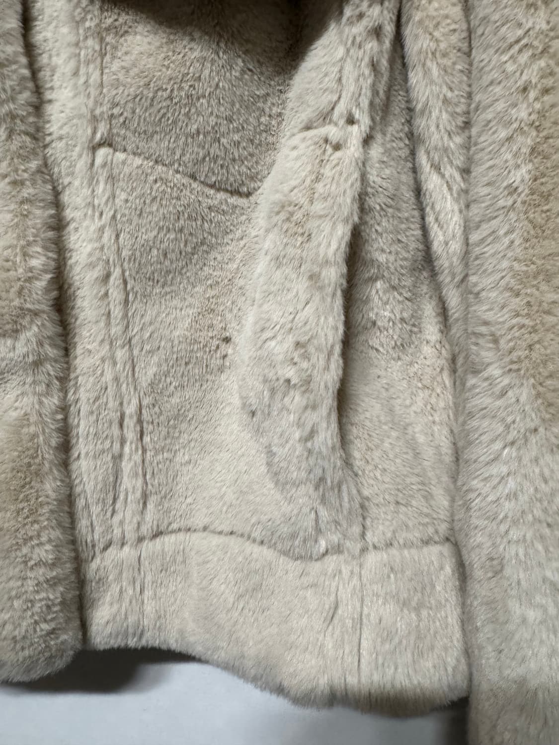 P 띠어리 페이크 퍼 트러커 자켓 상품이미지4