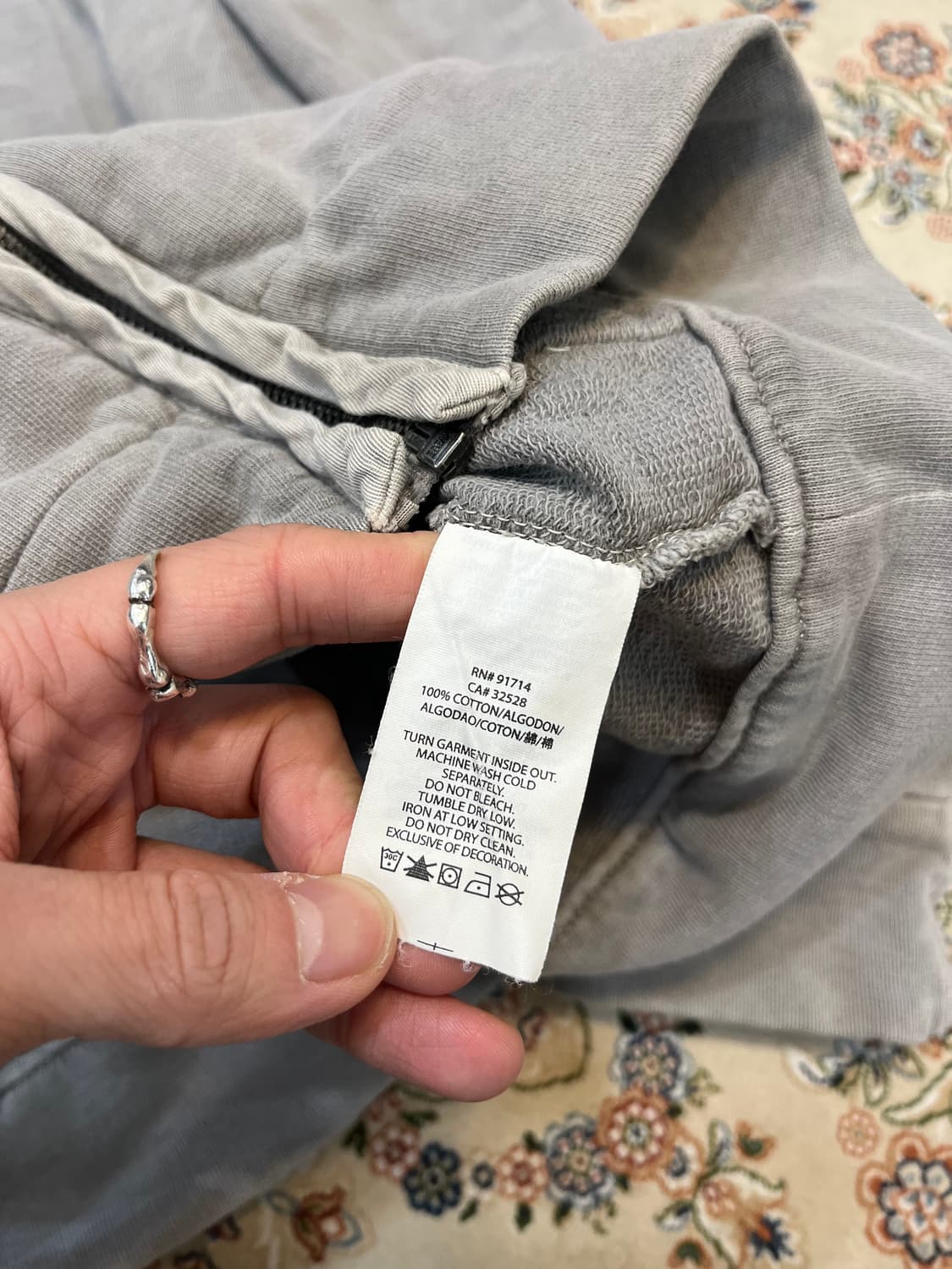 아르마니 익스체인지 엘보패치 워시드 하이넥 자켓 상품이미지10