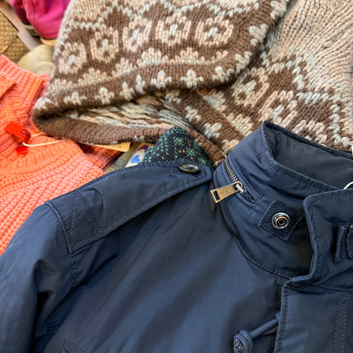 폴로 랄프로렌 M 65 필드 자켓 베이스 라이트 화이트 덕다운 충전재 상품이미지5