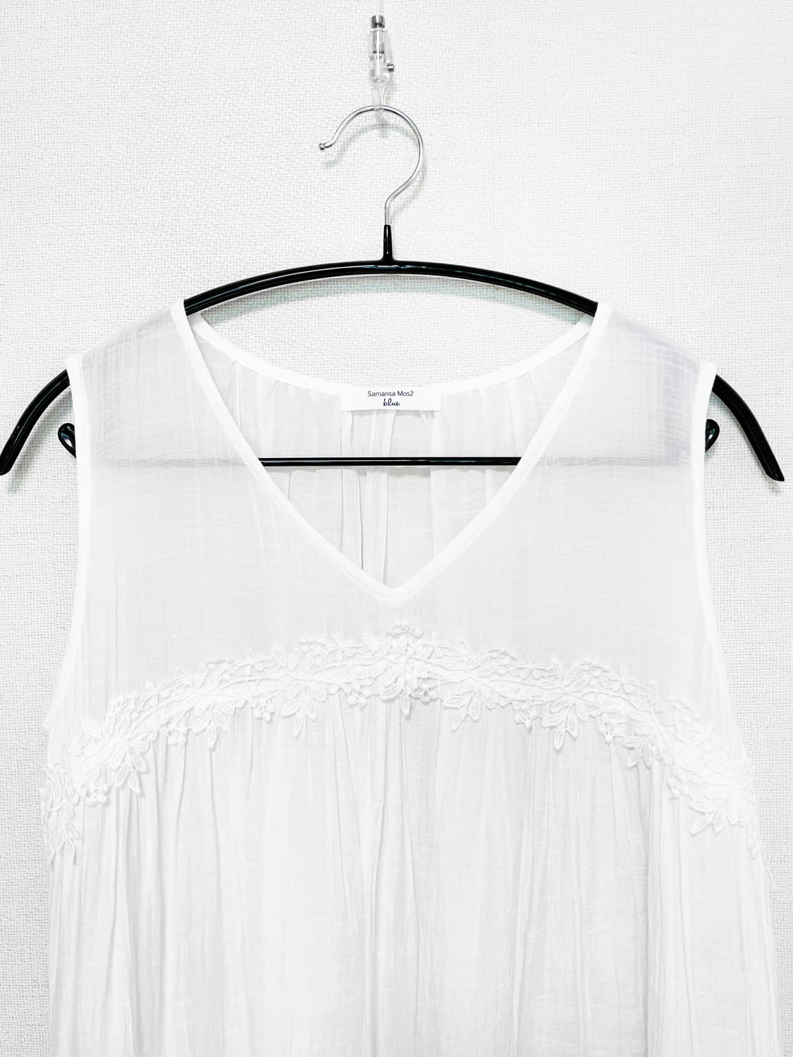 Flower Lace Sleeveless – White 상품이미지6