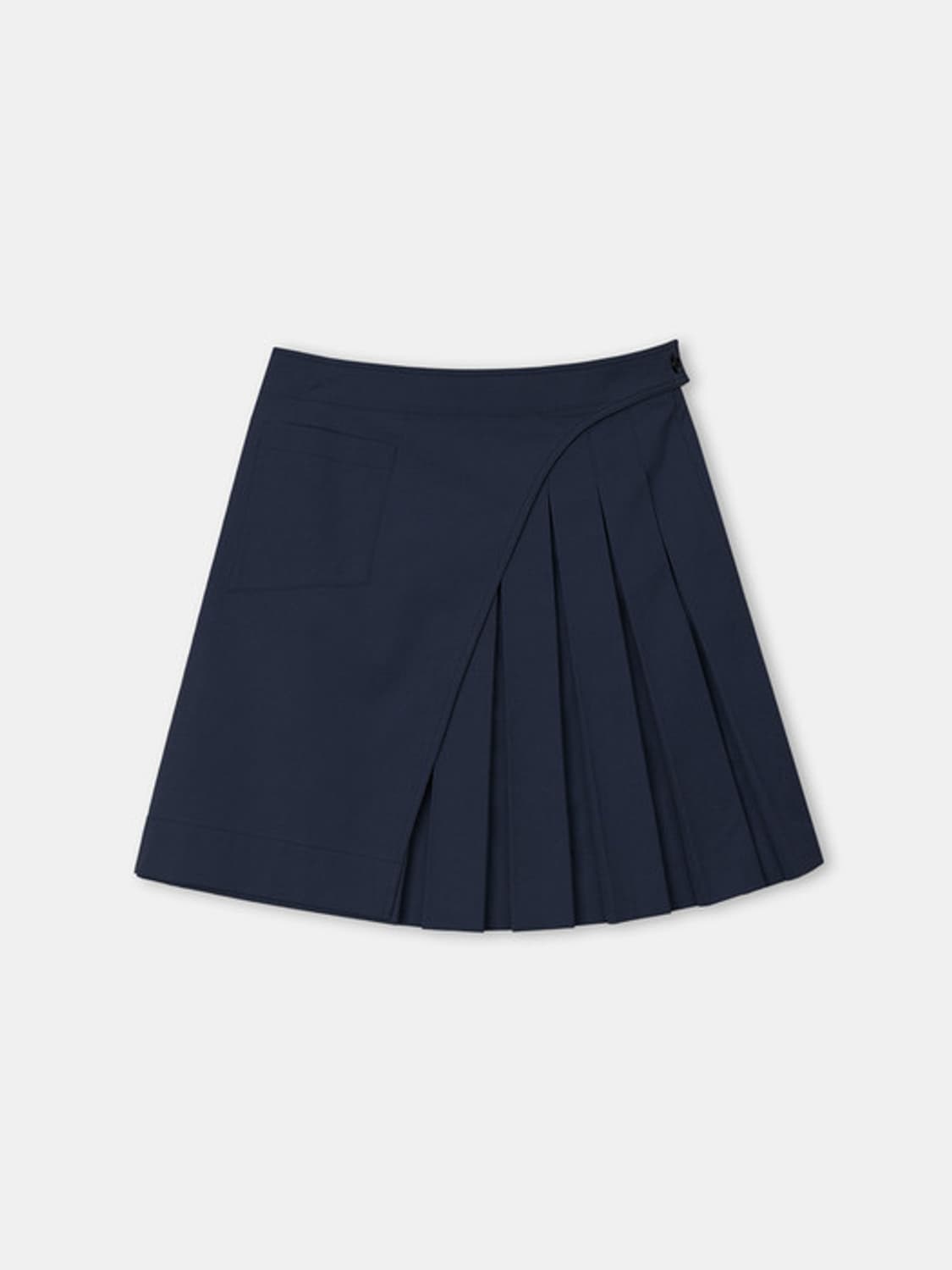 에토스 하프 플리츠 미디 스커트 네이비, 베이지 일괄 상품이미지1
