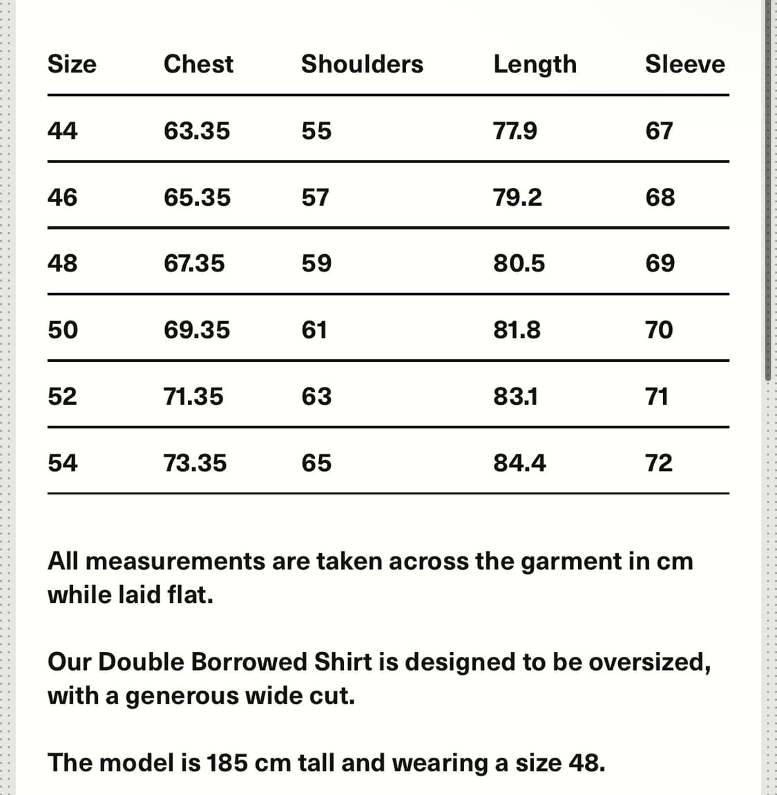 [48] 아워레가시 더블 버로우드 셔츠 상품이미지10