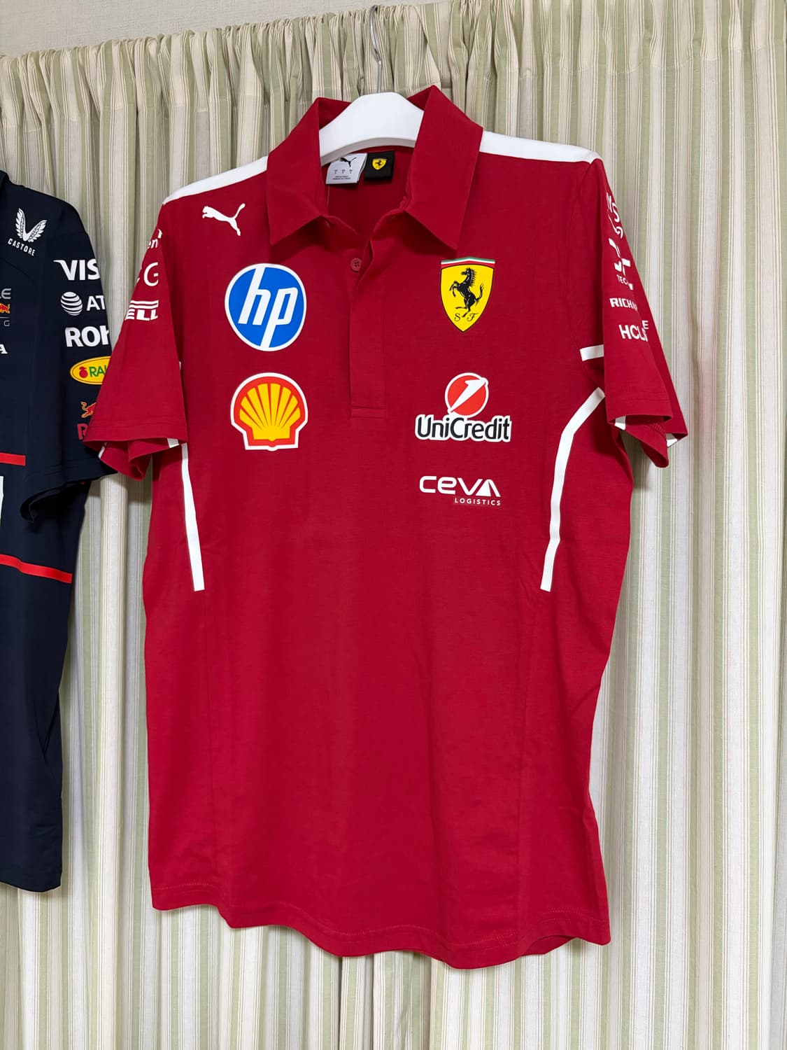 스쿠데리아 페라리 F1 팀 폴로 티셔츠 S 상품이미지1