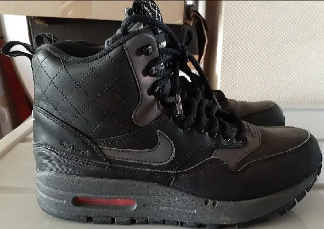 나이키 에어맥스1 미드 블랙 리플렉트 부츠 235 상품이미지1