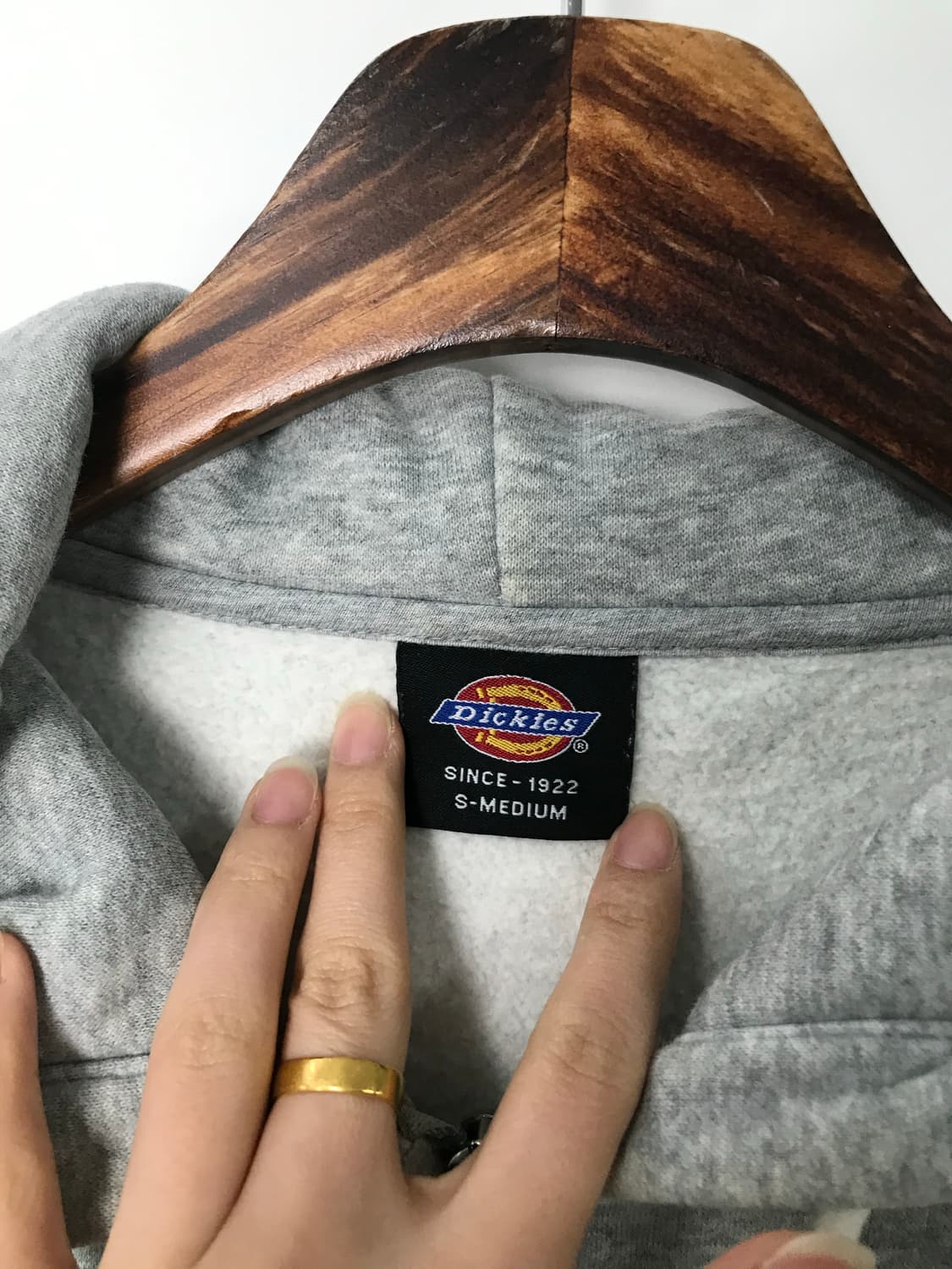 디키즈 백로고 그레이 후드집업 상품이미지9