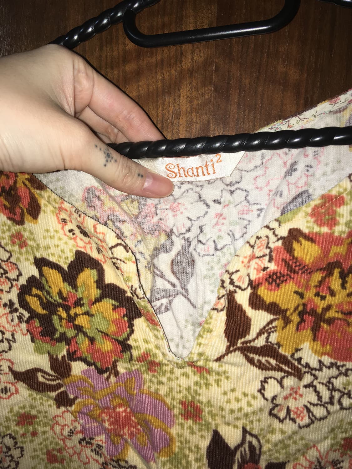 히피 골덴 미니 원피스 상품이미지3