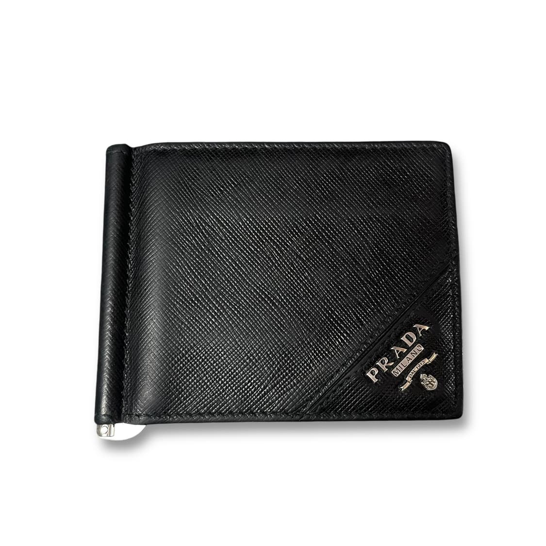 (정품) 프라다 사피아노 머니클립 블랙 상품이미지1