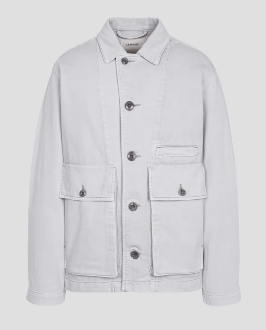 르메르 박시 자켓 데님 스노우 그레이 Lemaire Boxy Jacket 상품이미지1