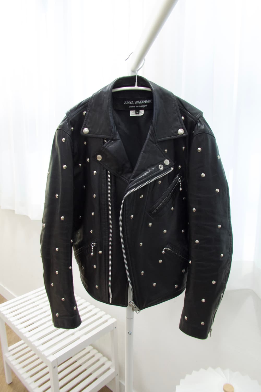 준야와타나베 스터드 가죽자켓 상품이미지1