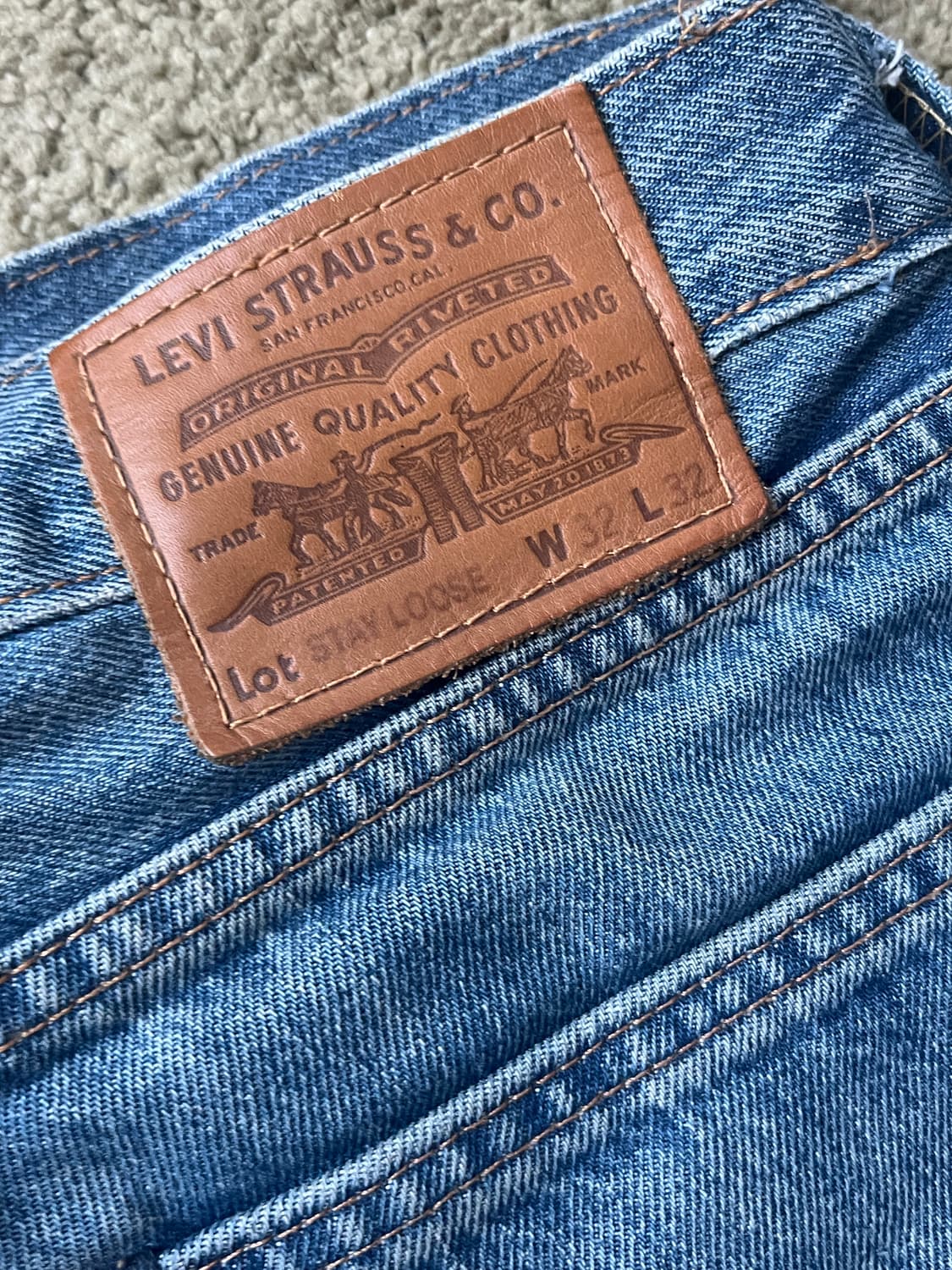 리바이스 Stay Loose 중청 데님판매 상품이미지2