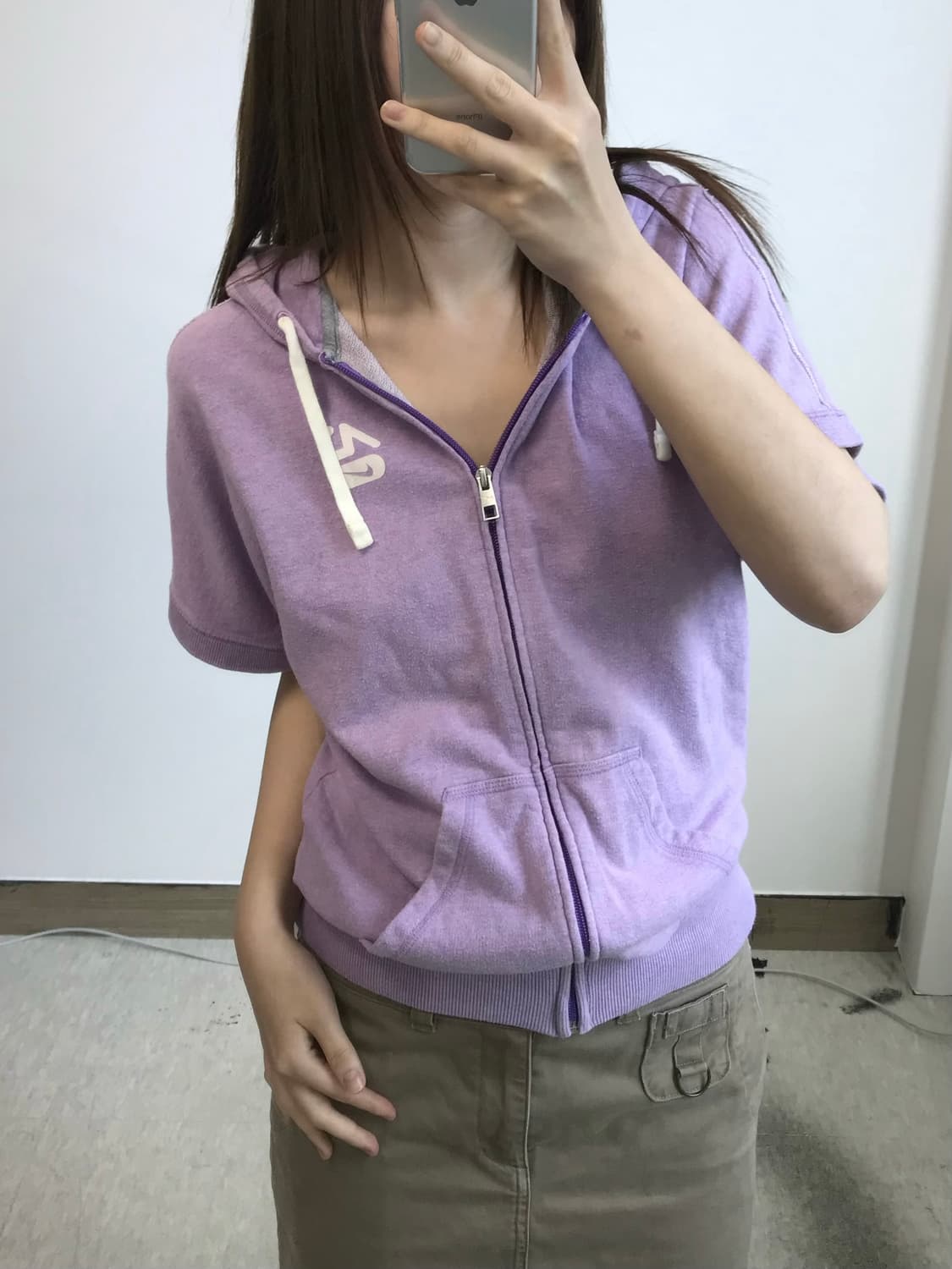 나이키 00‘s 반팔 후드집업 상품이미지1