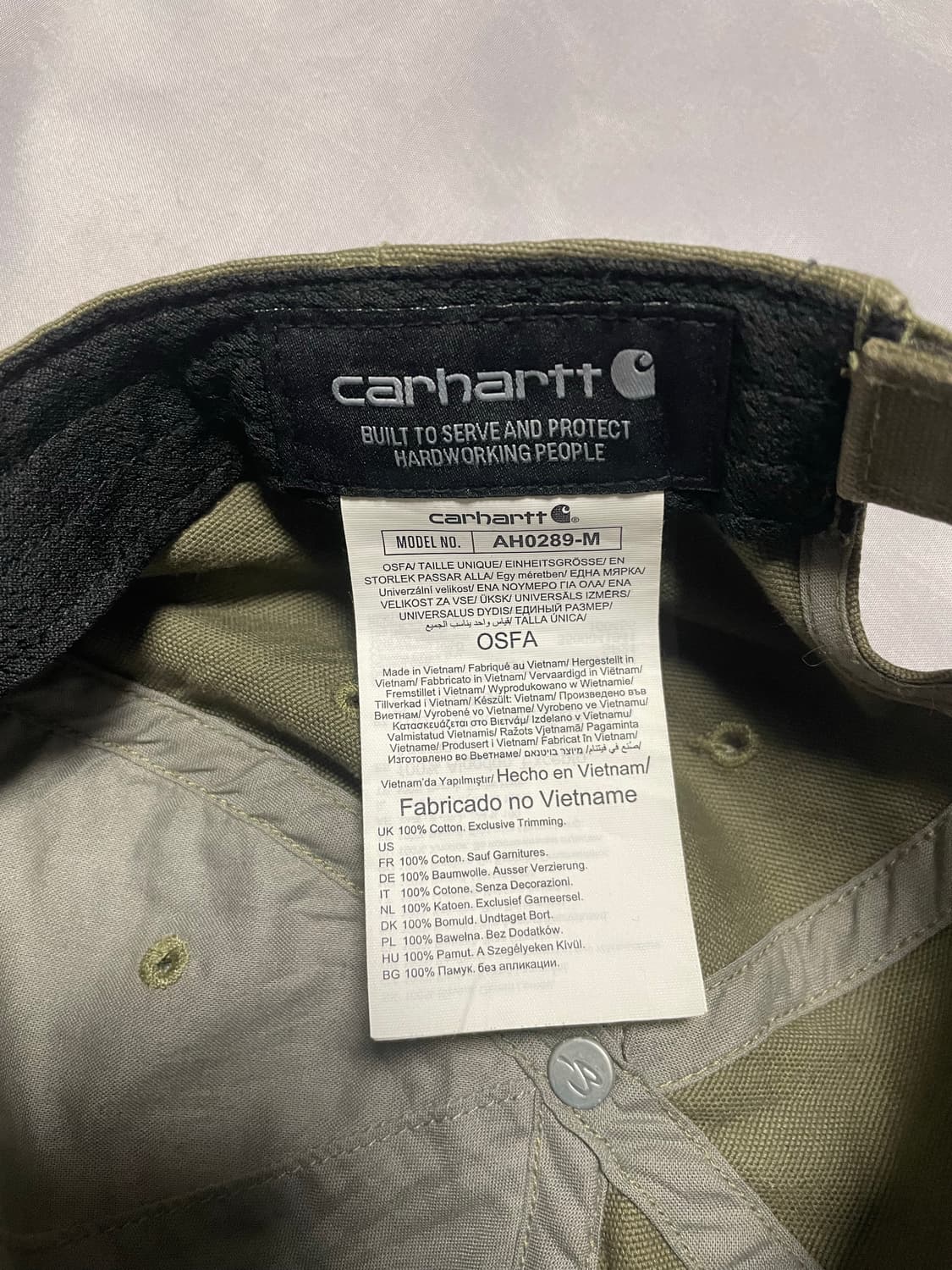 칼하트 오데사 볼캡 상품이미지4