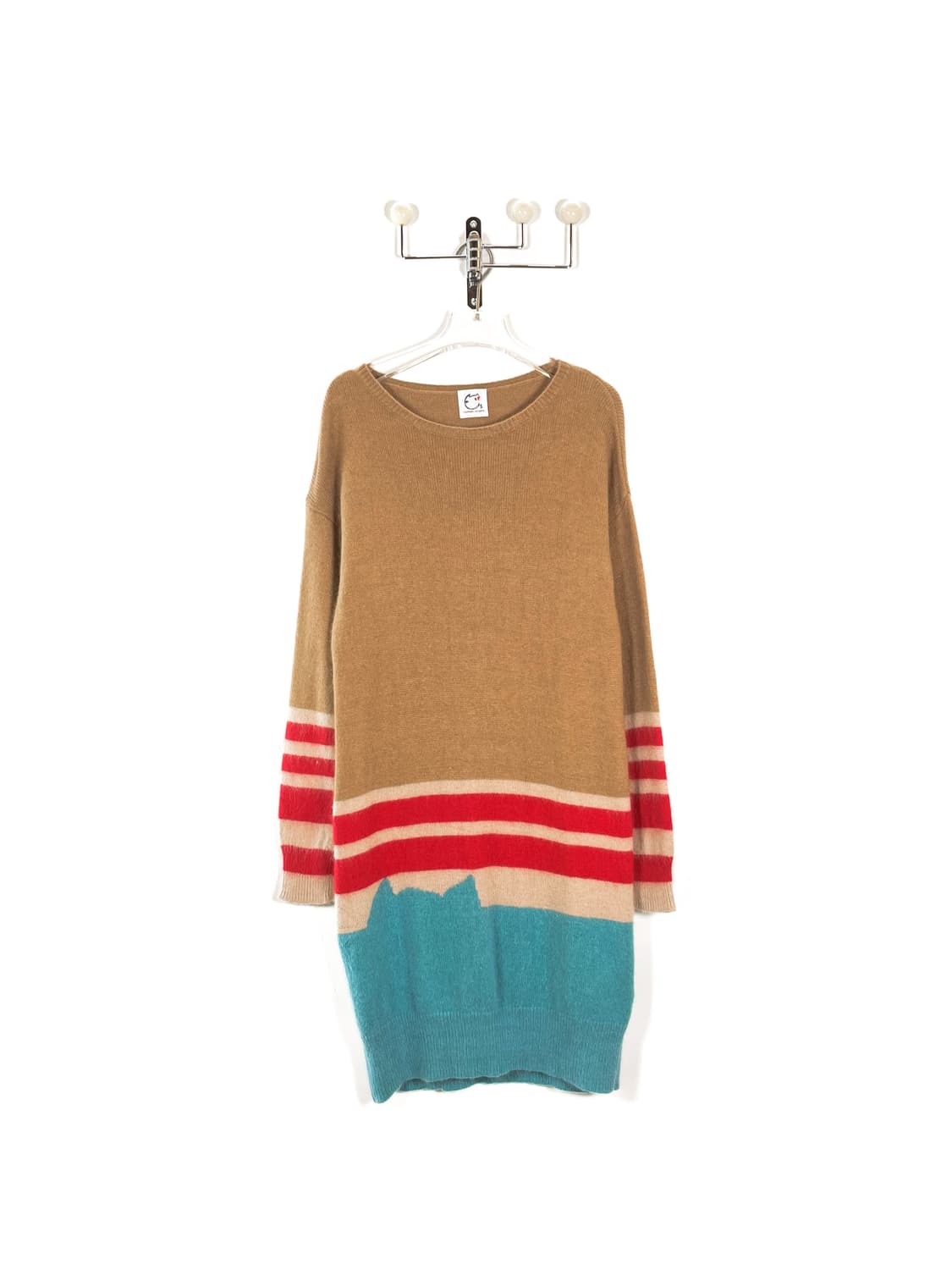 츠모리 치사토 앙고라 니트 원피스 상품이미지1