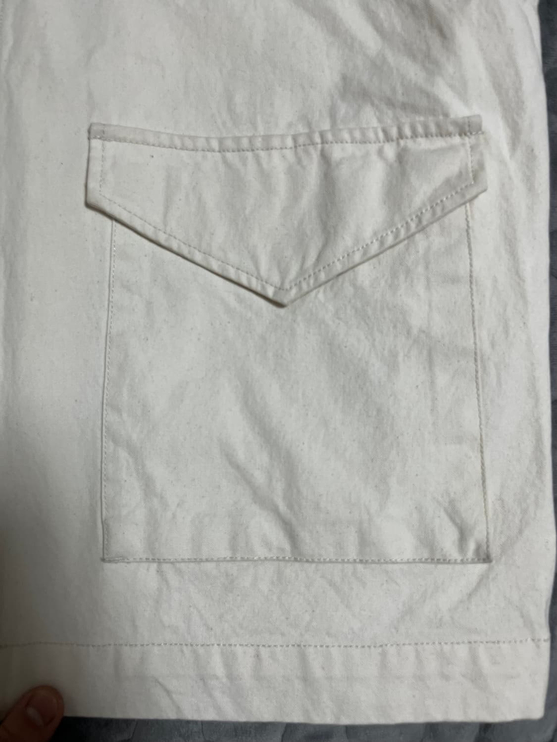 [OS] ISSUE THINGS 이슈띵스 Type 01 워크자켓 크림 상품이미지4