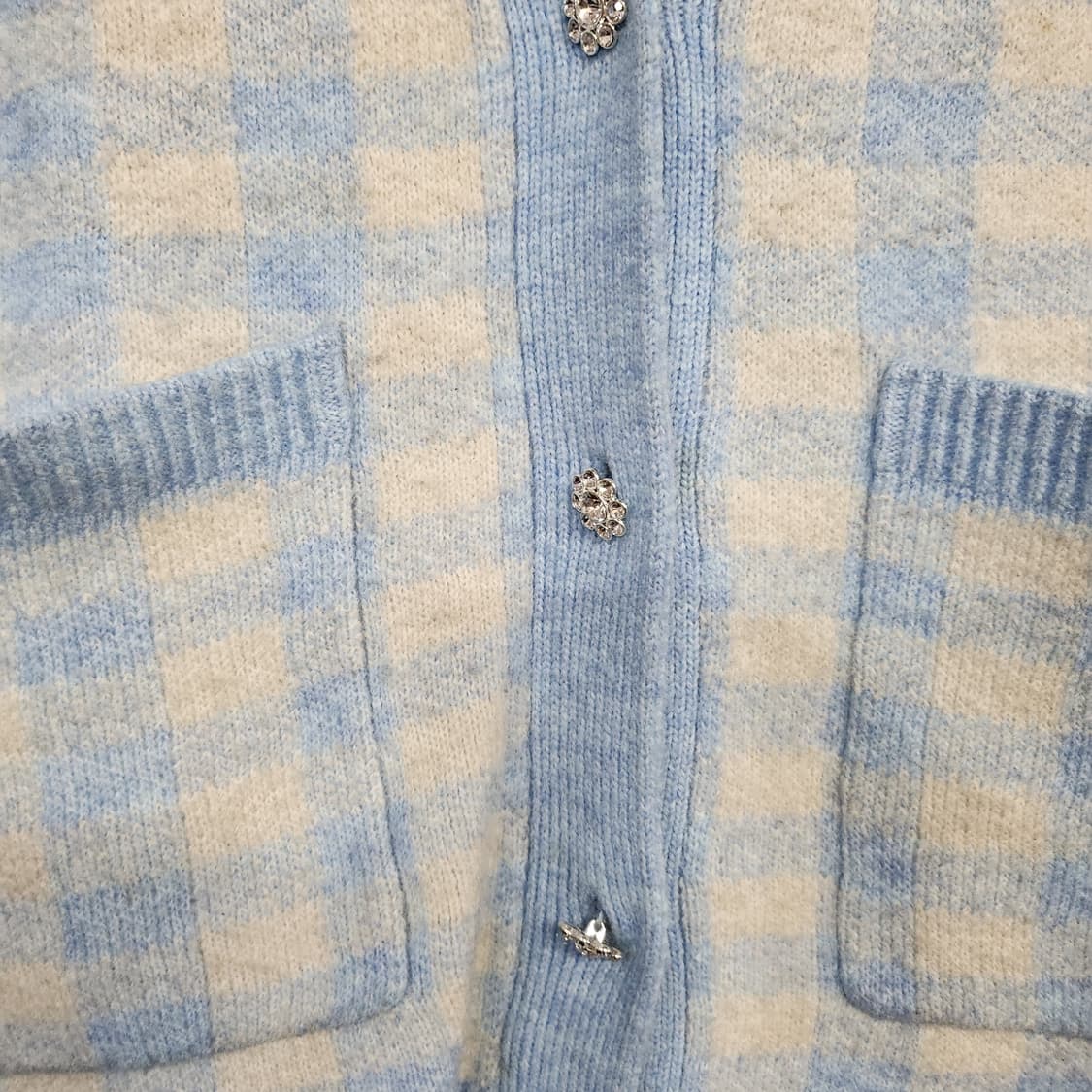 85) 자라 ZARA 체크 니트 조끼 상품이미지4