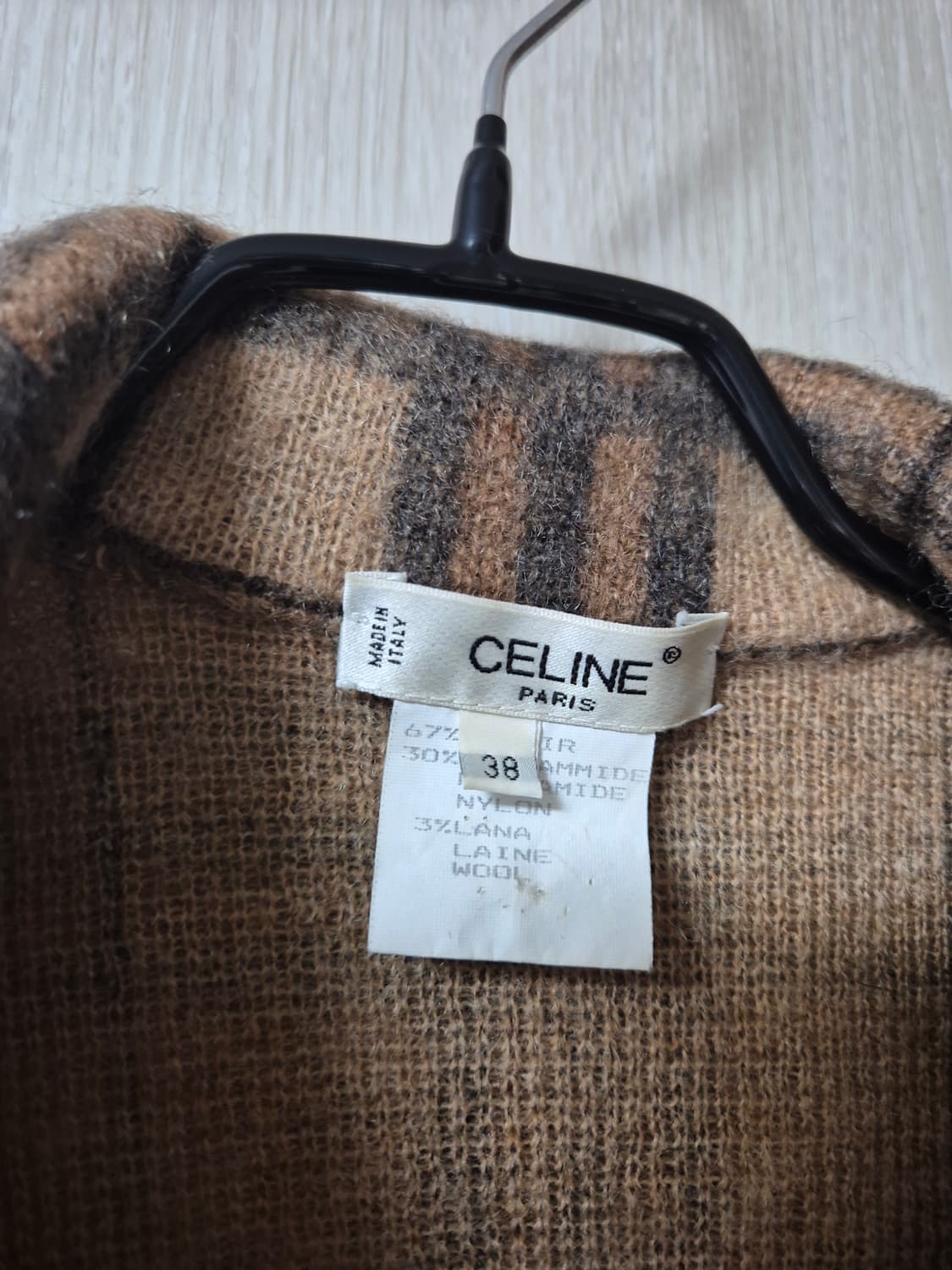 (정품) 셀린느 모헤어 울자켓 니트자켓 38 상품이미지4