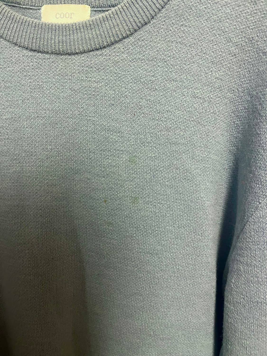 [남성S]쿠어 니트 더스티블루 상품이미지3