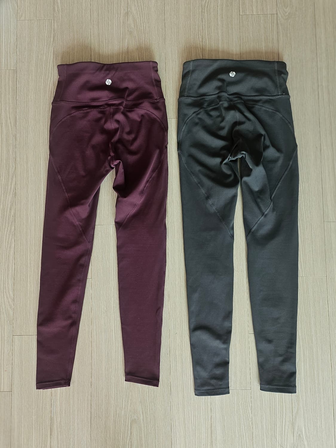 젝시믹스 블랙라벨 시그니처 380N 레깅스 S(트루와인 / 애쉬모스) 상품이미지8