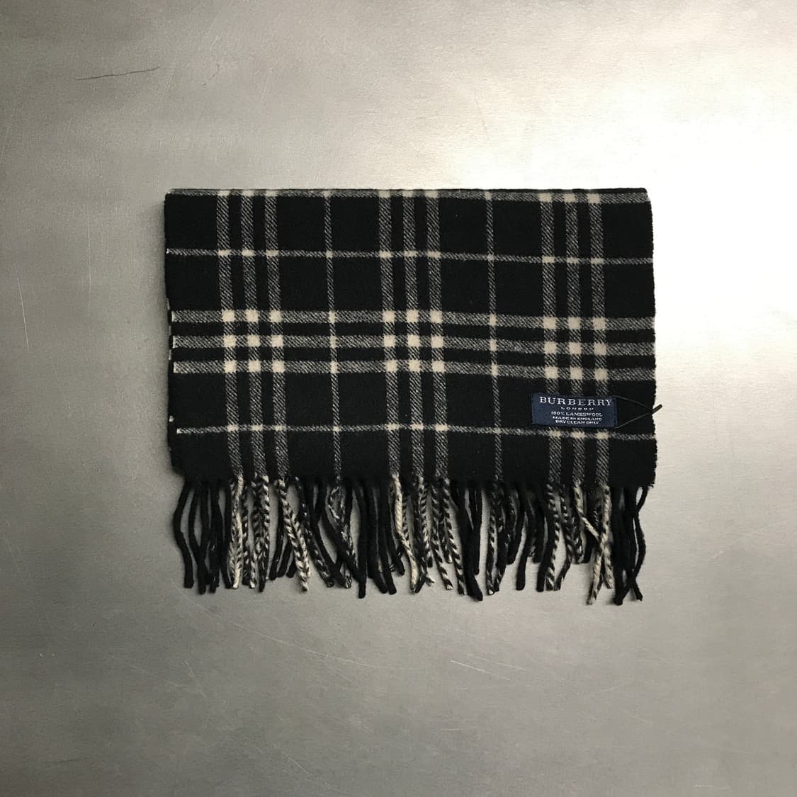 버버리 정품 램스울 머플러 블랙 상품이미지2