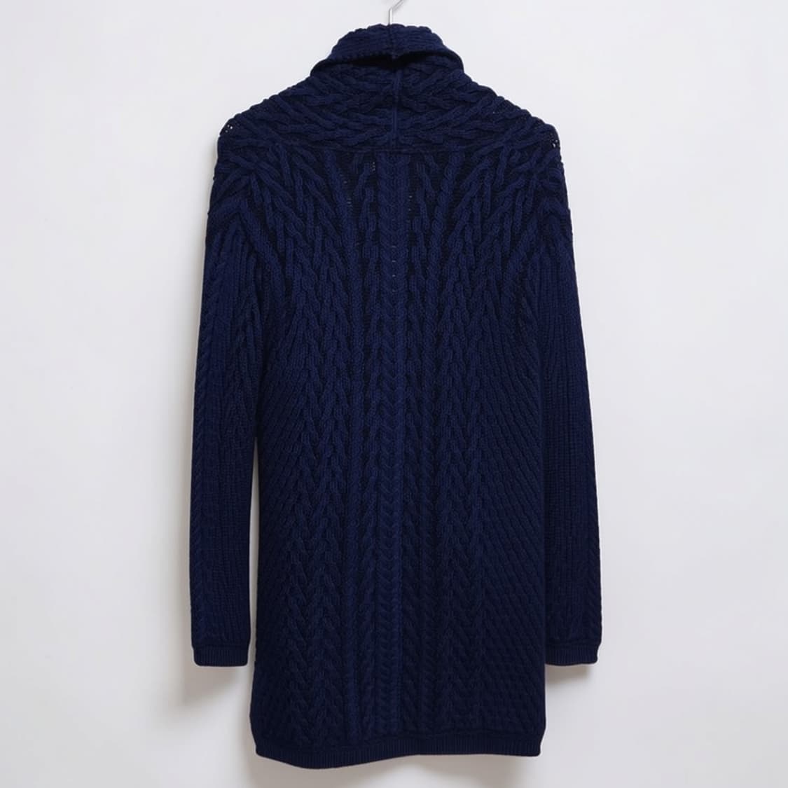 여성S AranCrafts 아란크래프트 메리노울 롱 가디건 숄카라 상품이미지5