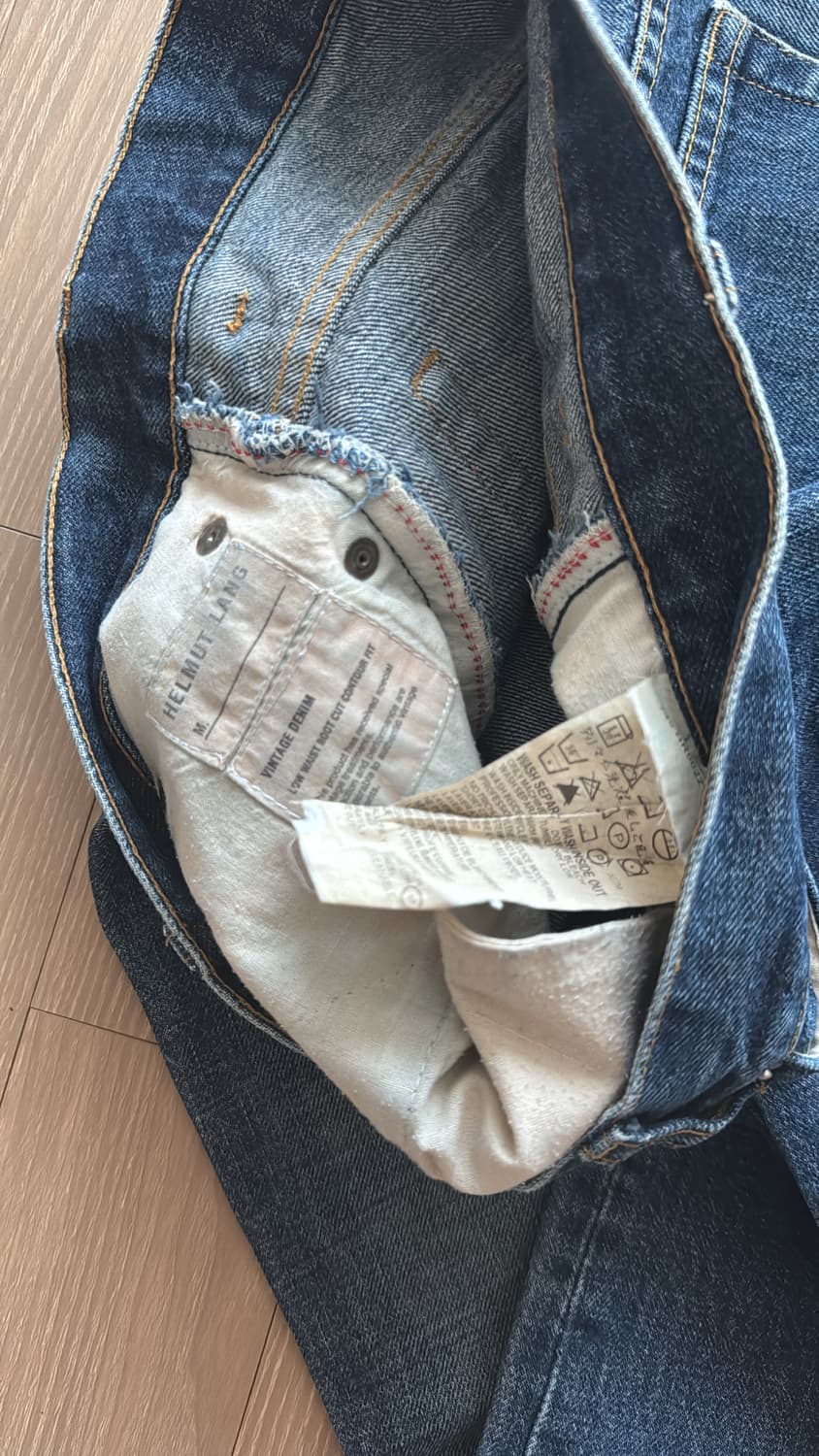 2000s 헬무트랭 부츠컷 데님 팬츠 상품이미지5