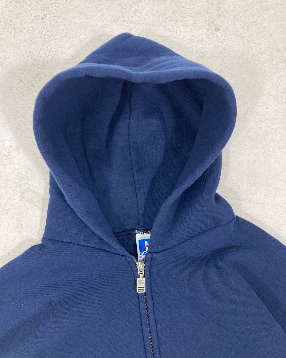 90s Russell Zip Up Hoodie (navy) 상품이미지6