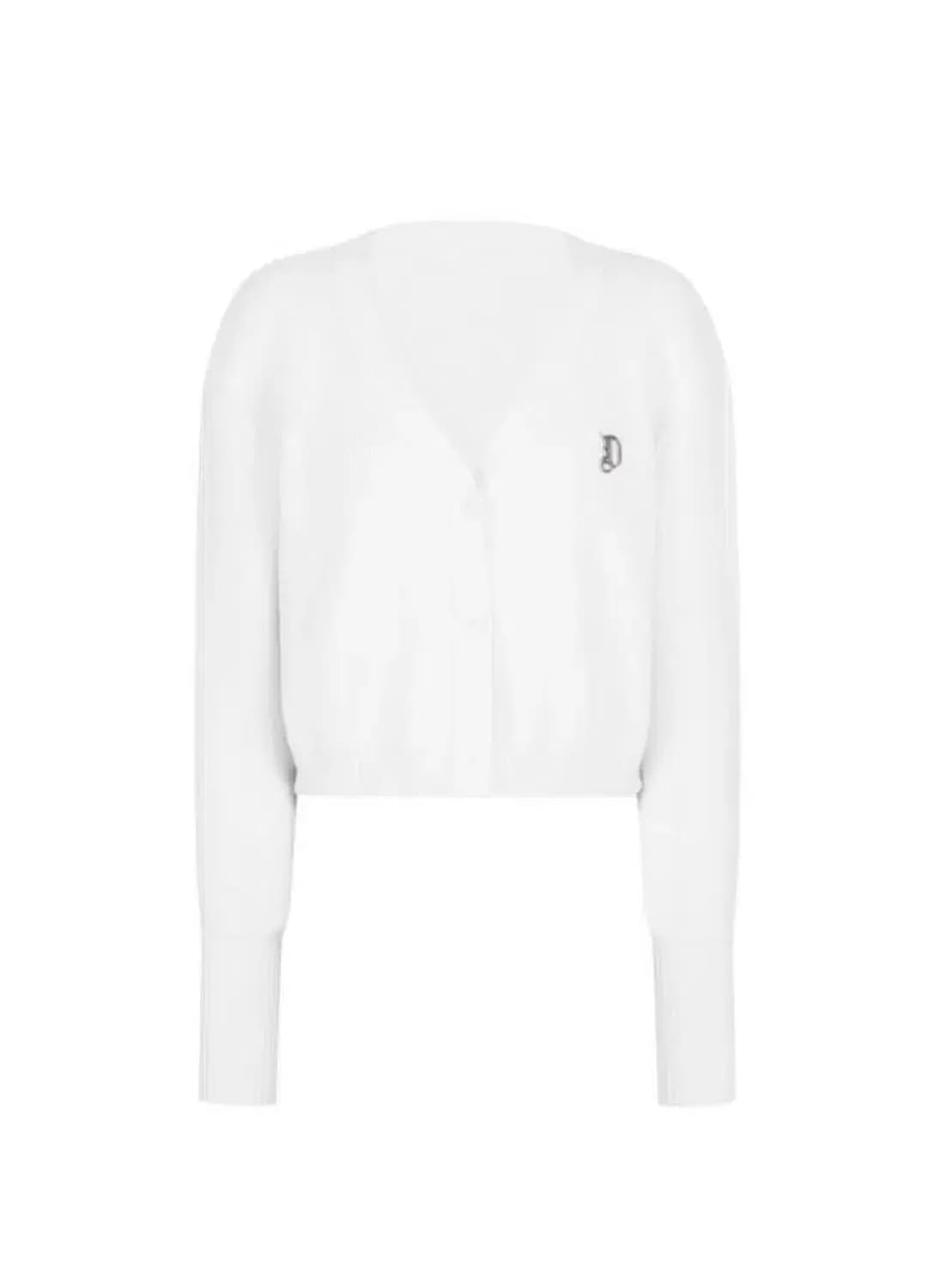 새상품 12.8>5.5) 오도어 본 가디건 화이트 상품이미지1