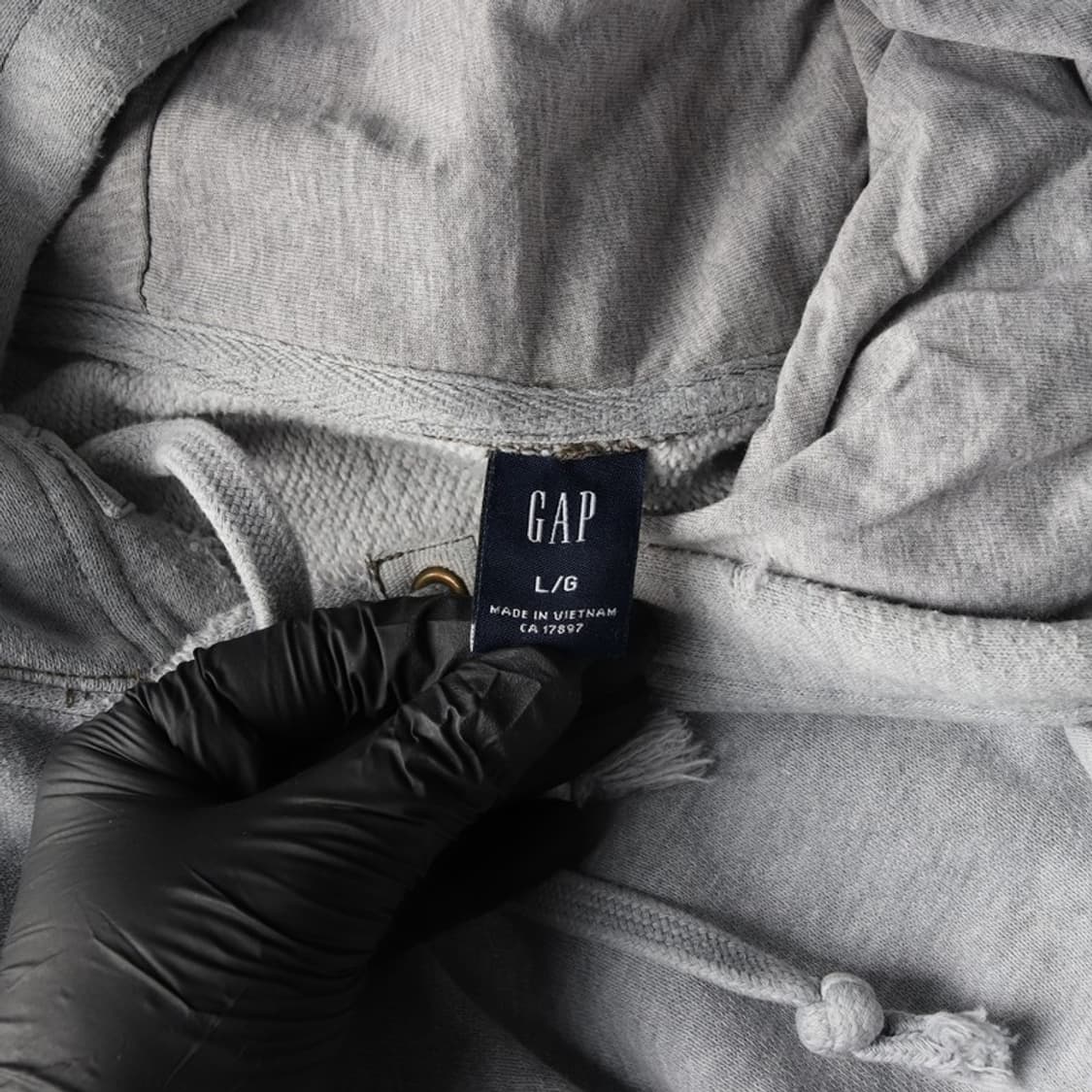 GAP 배색 후드티 L 상품이미지5