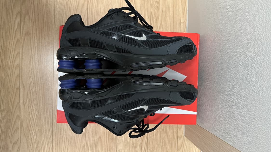 [280] 나이키 샥스 라이드2 블랙 딥 로얄 블루 상품이미지5