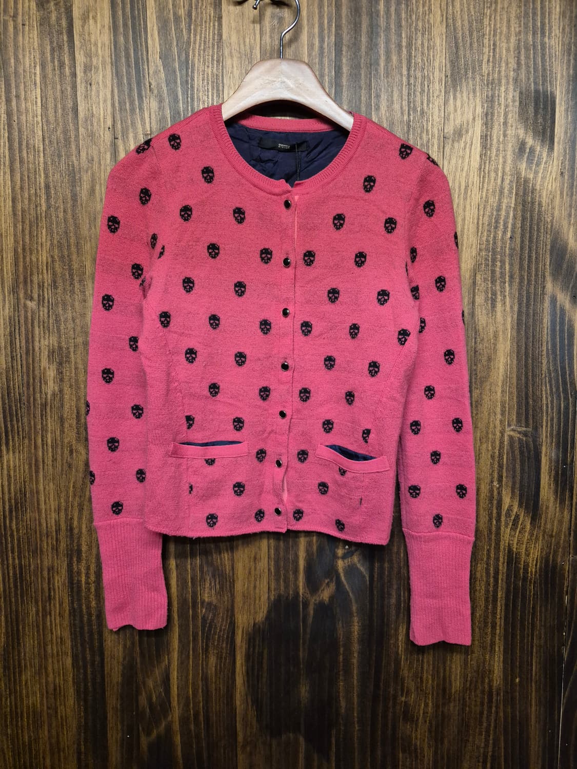 SYSTEM SKULL PATTERN CARDIGAN  상품이미지2